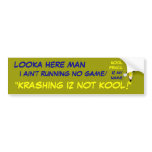 KOOL PENCIL Bumper Sticker bumper stickers