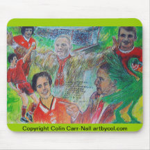 Kop Kings Mousepad by Colin Carr-Nall