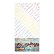Korcula Town Personalized Photo Card