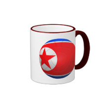 Korea DPR 조선민주주의인민공화국  Football Coffee Mugs
