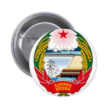korea north emblem pin