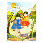 Korean Baby's First Birthday Post Cards
