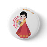 Korean dancer button