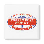 Korean Dosa Mastiff  Fridge Magnets