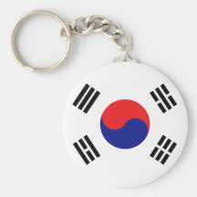Korean Republic flag of South Korea Tees and gifts Key Chain