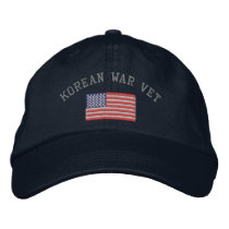 Korean Vet with American Flag