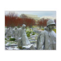 korean war memorial postcards