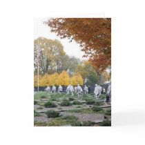Korean War Memorial veterans Cards