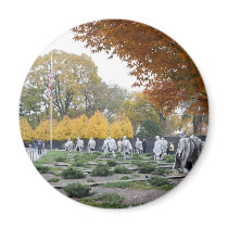 Korean War Memorial veterans Refrigerator Magnet
