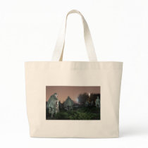 Korean War Memorial Washington Monument night Bag