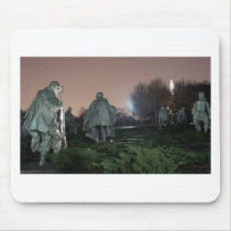 Korean War Memorial Washington Monument night Mouse Mats