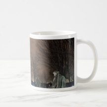 Korean War Memorial Washington Monument night Coffee Mug
