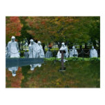 Korean War Veterans Memorial Postcard