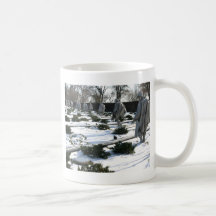 Korean War Veterans Memorial snow Coffee Mugs