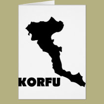 korfu corfu greek island cards