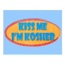 Kosher Humour Postcard