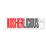 KosherLicious bumper stickers