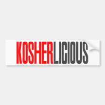 KosherLicious Bumper Sticker
