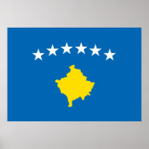 Kosovo Islands Flag Posters