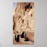 Kotel Painting by Gustav Bauernfein - Circa 1904 Print
