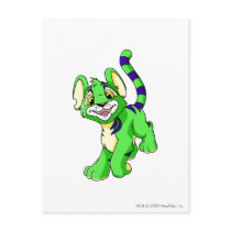 Kougra Green postcards