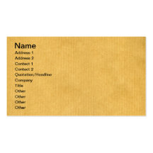 Kraft Paper Texture Business Cards
