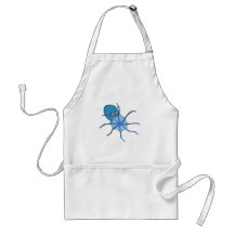 Krake kraken octopus schürze