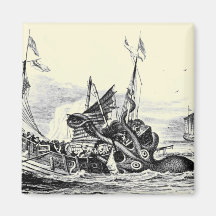 Kraken Attack! Magnet