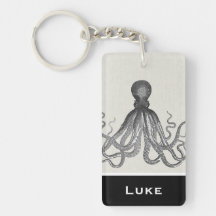 Kraken - Black Giant Octopus / Cthulu Acrylic Keychains