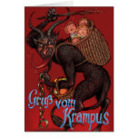 Krampus Christmas Card