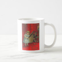 Krampus Playing With Girl Coffee Mug