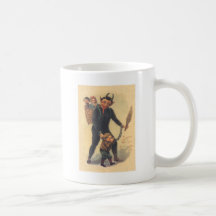 Krampus Punishing Bad Child Coffee Mug