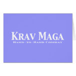 Krav Maga Gifts Greeting Cards