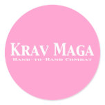 Krav Maga Gifts Round Sticker