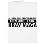Krava maga designs greeting cards