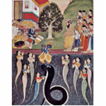 Krishna Dances Over The Subdued Kaliya Naag In Riv photo sculptures