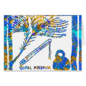 Krishna - Flute, Peacock Feather n Buttermilk cards
