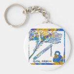 Krishna - Flute, Peacock Feather n Buttermilk Keychains