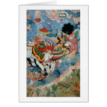 Krishna's combat with Indra, c.1590 Card