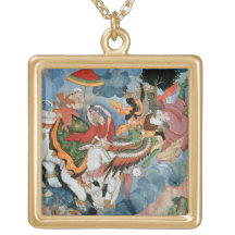 Krishna's combat with Indra, c.1590 Custom Jewelry