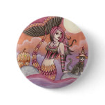 Krista - Halloween Mermaid Button