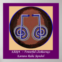 KRIYA -  Karuna Reiki Healing Symbol Posters