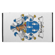 Kruger Family Crest iPad Folio Cases