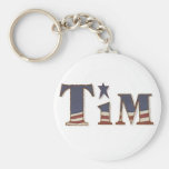 KRW Americana Name Keychain - Tim