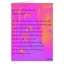 KRW Best Friend Card