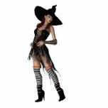 KRW Bewitching Sexy Red Head Witch Ornament photo sculptures