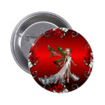 KRW Christmas Angel Holiday Button