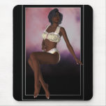 KRW Cocoa African American Pin Up mousepads