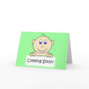 KRW Coming Soon Neutral Baby Shower Invitation cards
