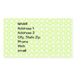 KRW Cool Lime Circle Custom Business Card